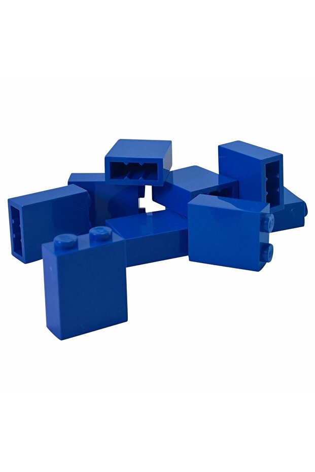 Accessory Custom Moc Creator Brick 1 X 2 X 2 Blue Bricks 4 Pieces Will Be Sent