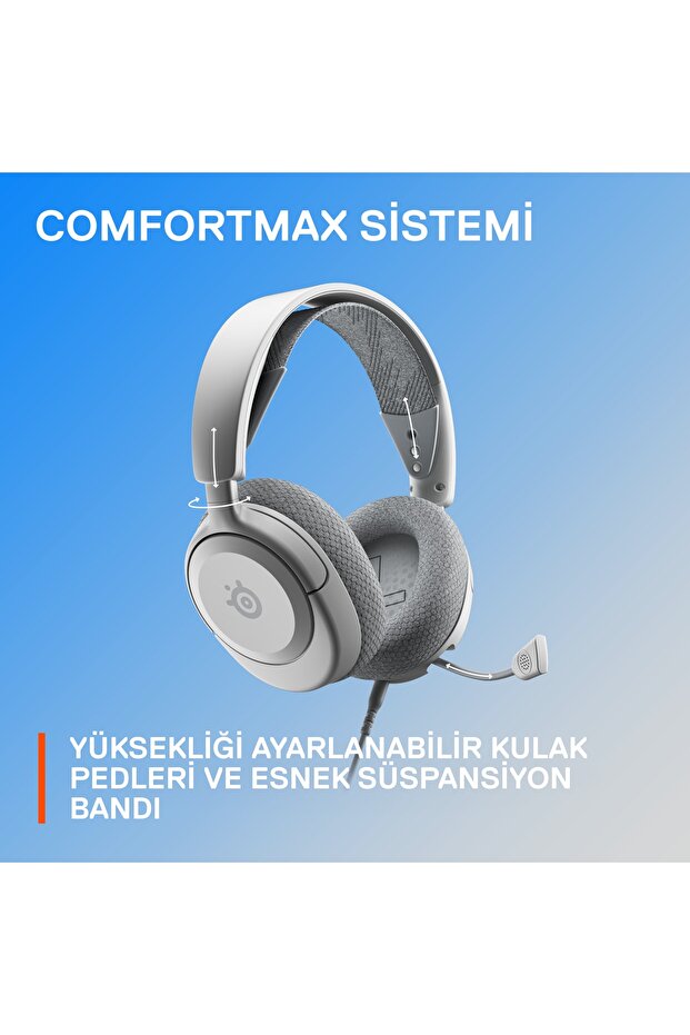 Arctis Nova 1p - Playstation Oyun Kulaklığı - Beyaz - 6
