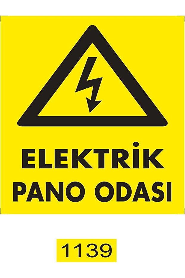 Electricity Panel Room Warning/Warning Sign