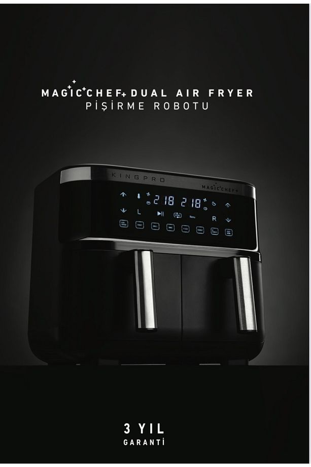 Pro Kyf32 Magıcchef Plus Dual Air Fryer Pişirme Robotu - 1