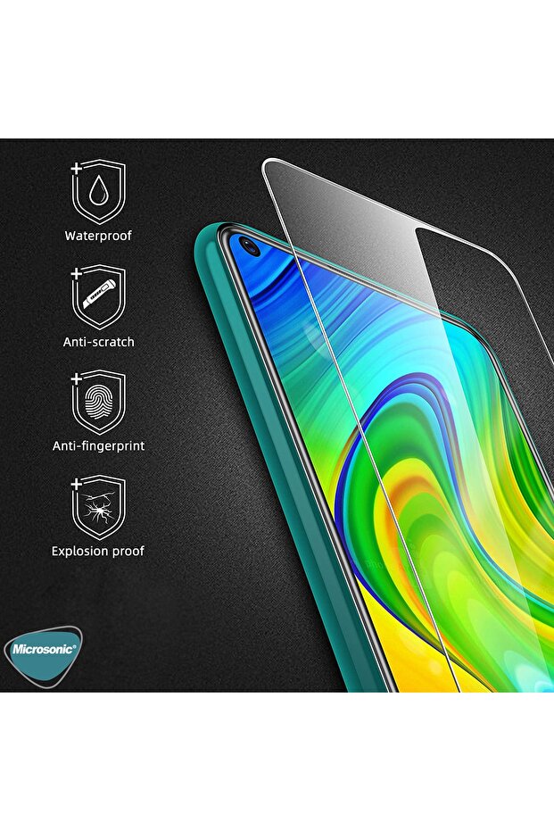 Xiaomi Redmi Note 9 Tempered Glass Screen Protector - 5