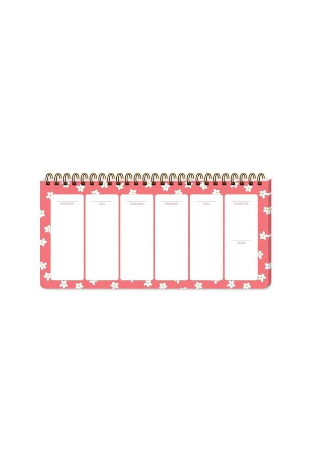 لون حاد 13x27 مخطط أسبوعي حلزوني صغير ديزي