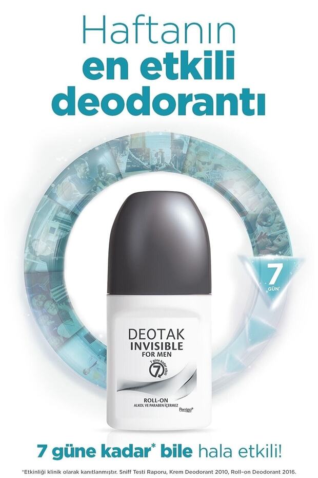 Orjiinal Erkekler Için Deo Roll-on 35 ml Krem Tereson 7 Gün Etkili Antiperspirant - 4
