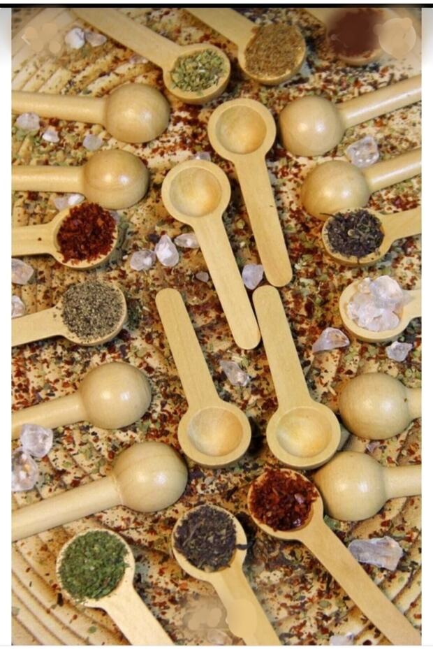 Bambu Baharat Kaşığı 6 Adet - 3