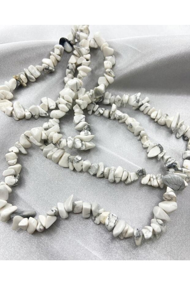 Howlite Stone Broken Natural Stone Series - Kırıktaş Howlite Series