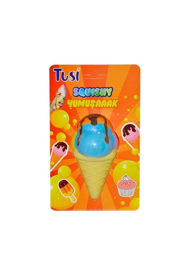 Foam Squishy Ball Ice Cream Cone Ice Cream Soft Skushi - 1