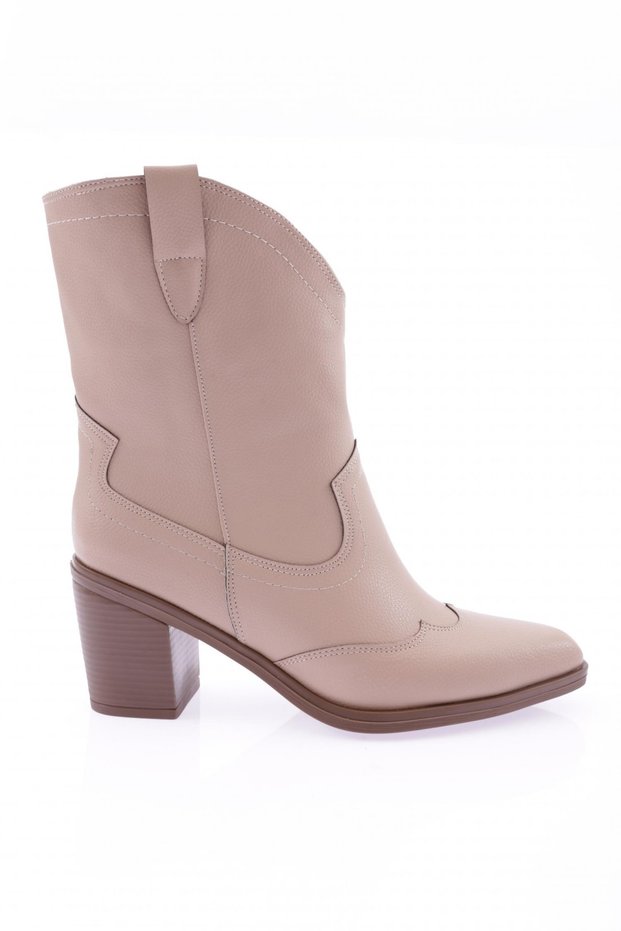 K6025-22K Women's Pointed Toe Heeled Boots