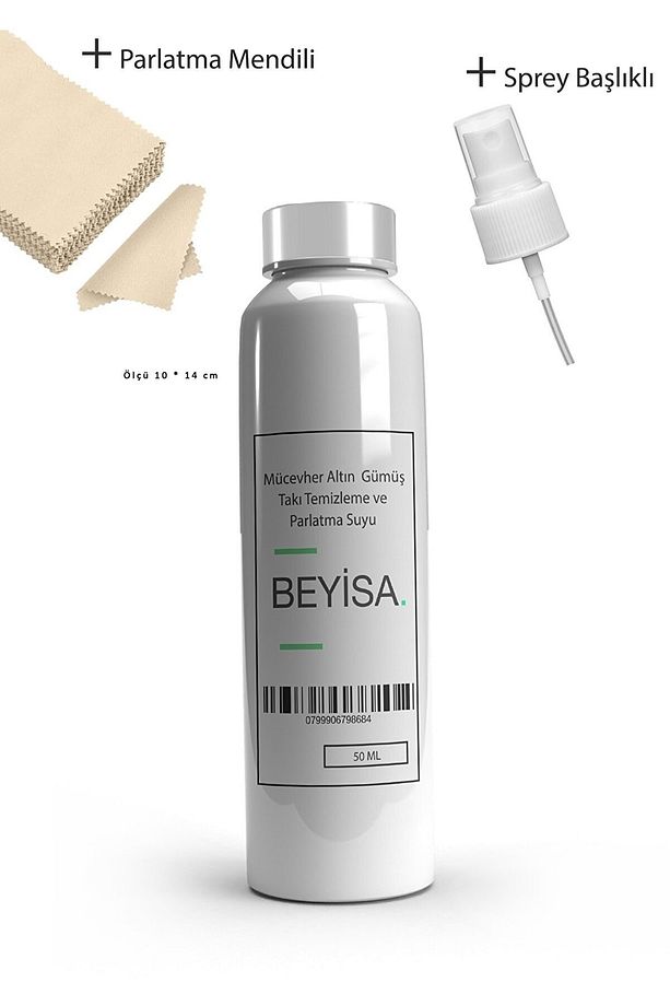 Mücevher Altın Ve Gümüş Takı Temizleme Ve Parlatma Suyu 50 Ml - 1