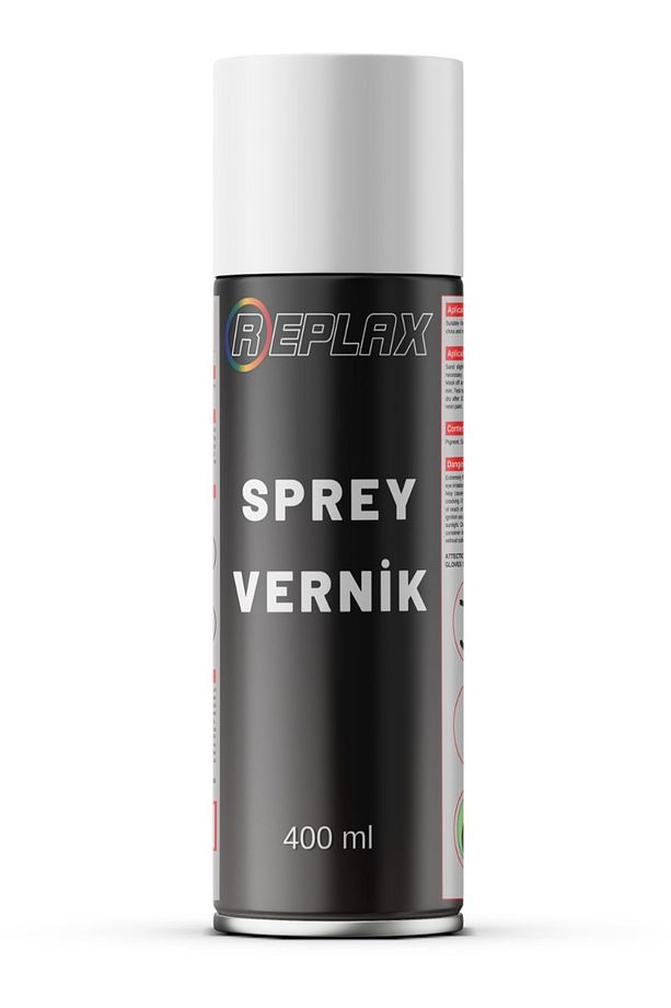Sprey Şeffaf Parlak Akrilik Vernik 400ml. - 1