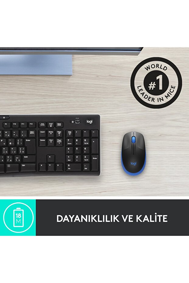 Logıtech M191 Blue Mouse 910-005909 - 4