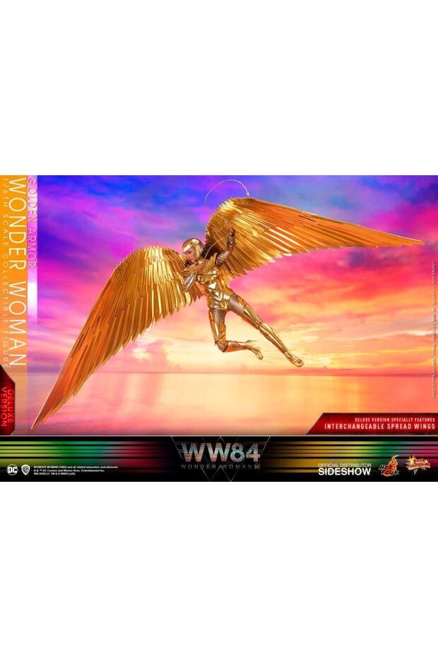 Hot Toys Golden Armor Wonder Woman (deluxe) Sixth Scale Figure Mms578 ...