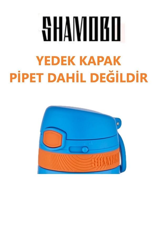 Yedek Kapak --pipet Dahil Değildir---350 Ml Çelik Termos Yedek Kapağı - 1