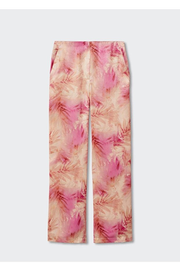 Gemusterte Satinhose - 3