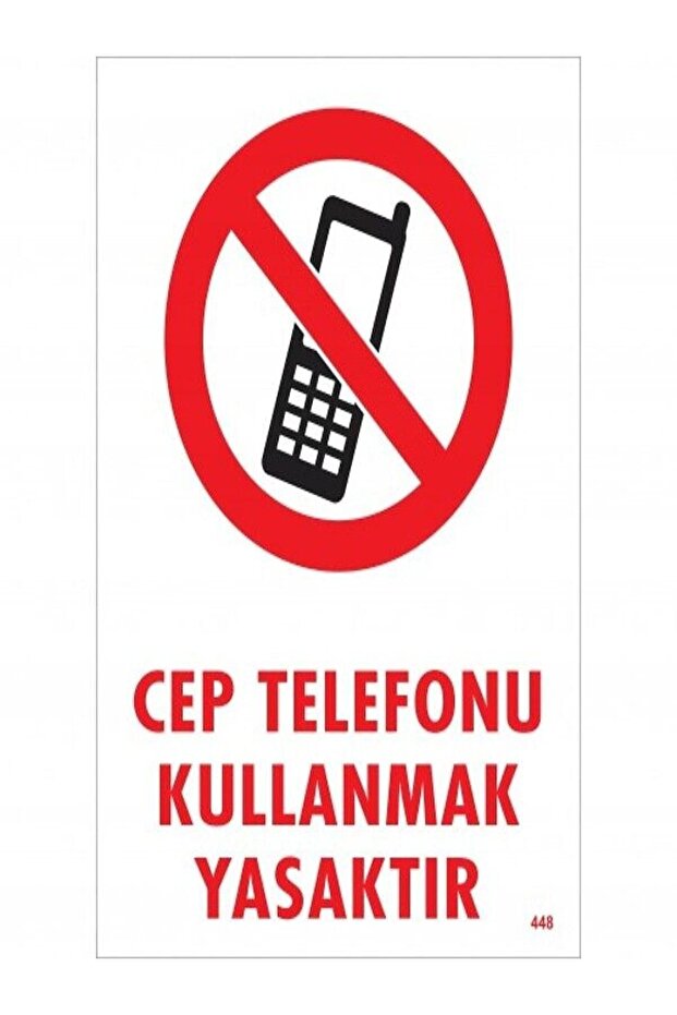 No Cell Phone Use Warning Sign