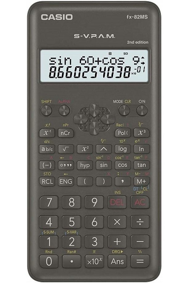 Hesap Makinesi Bilimsel Fonksiyonlu Fx-82ms-2. Versiyon 10+2 Hane - 1