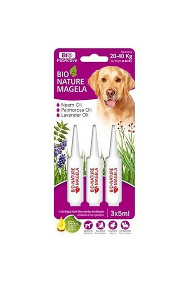 Bio Nature Magela Köpek Pire - Bit Damla 20-40 Kg 3x5 Ml - 1