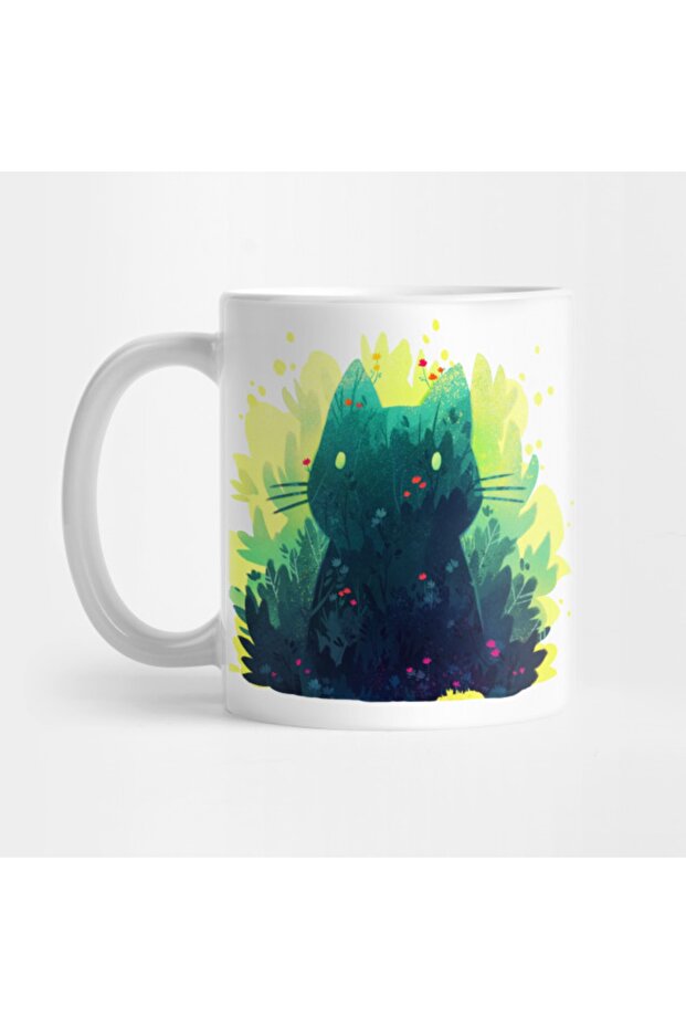 كوب على شكل قطة الغابة - 1