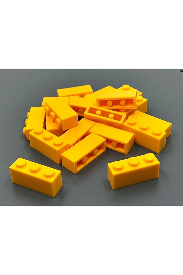Original Accessory Custom Moc Creator Brick 1 X 3 Light Orange 6 Pieces to Send