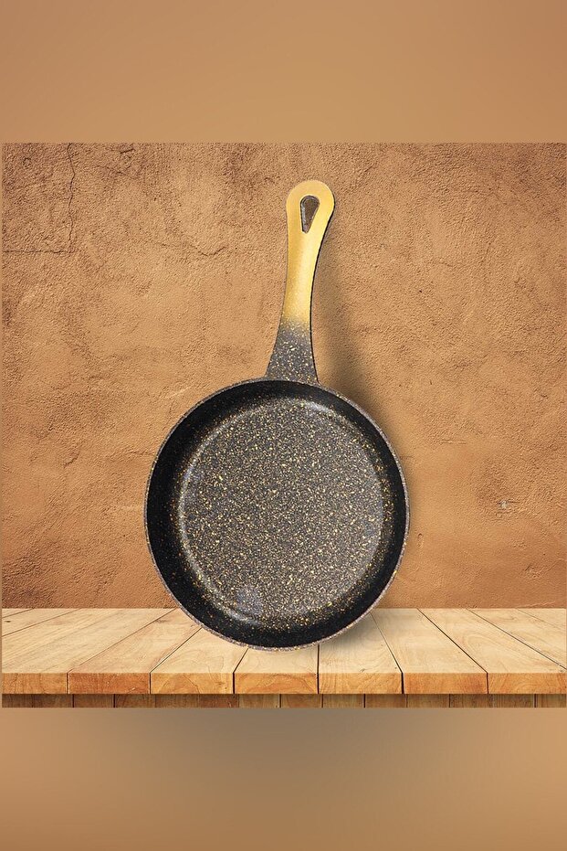 Mutfakça Cast Aluminum 20cm Solid Pan with Handle