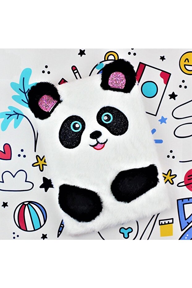 Cute Minnoş Plush A5 Lined Notebook - 3