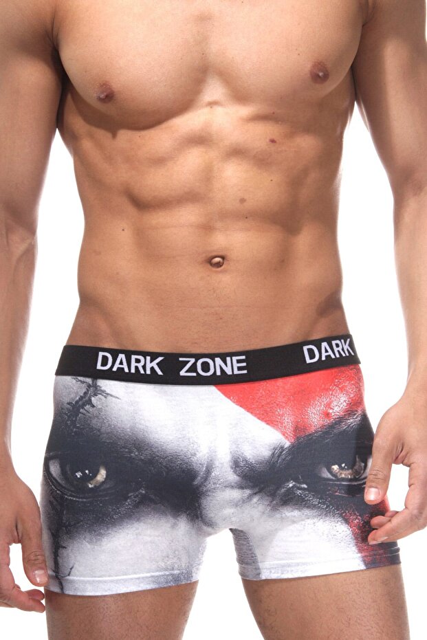 Men's Eye Patterned 3d Boxer - 1
