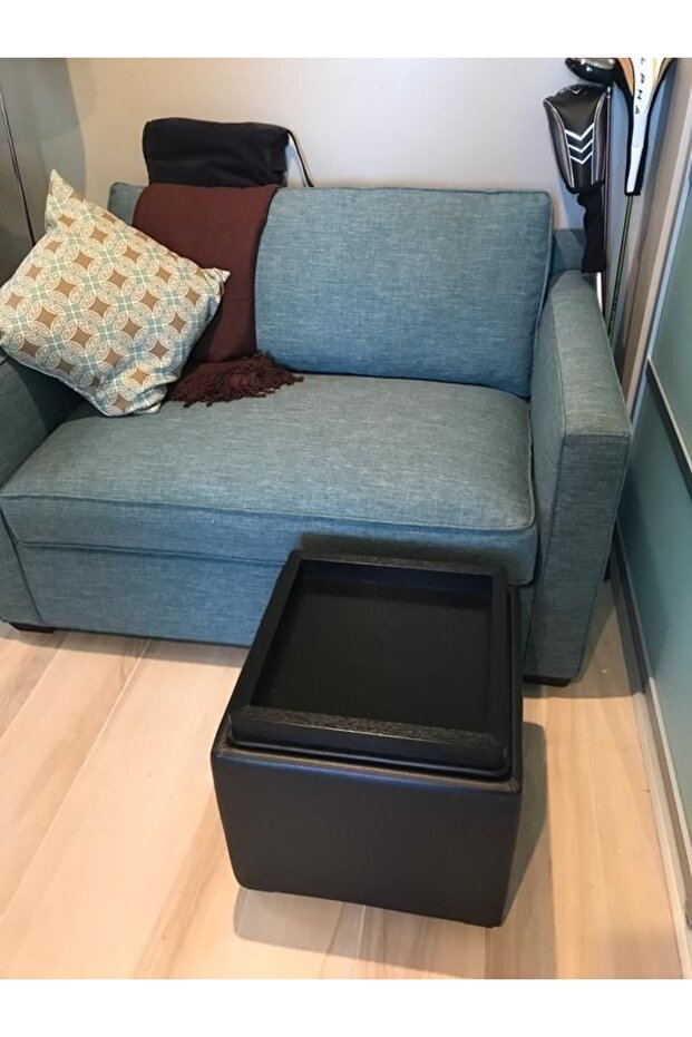 Sehpalı Puf Siyah - 7