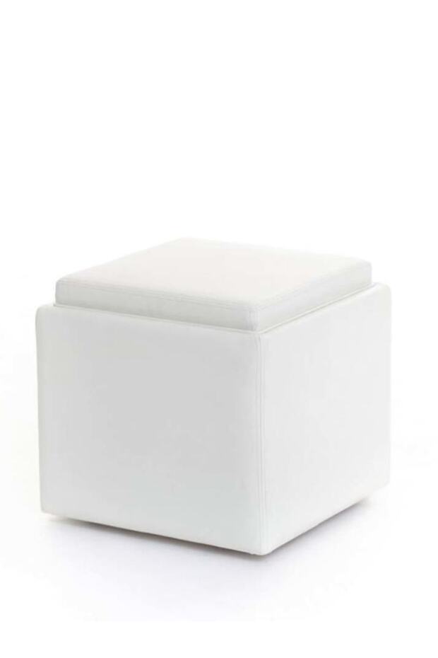 Sehpalı Puf Beyaz - 3