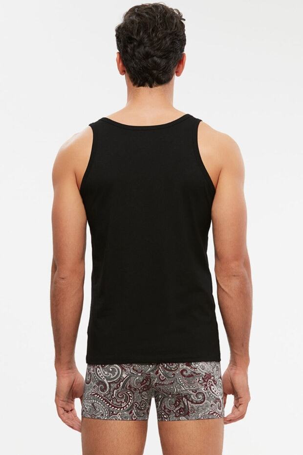 Strappy Basic Undershirt Black - 2