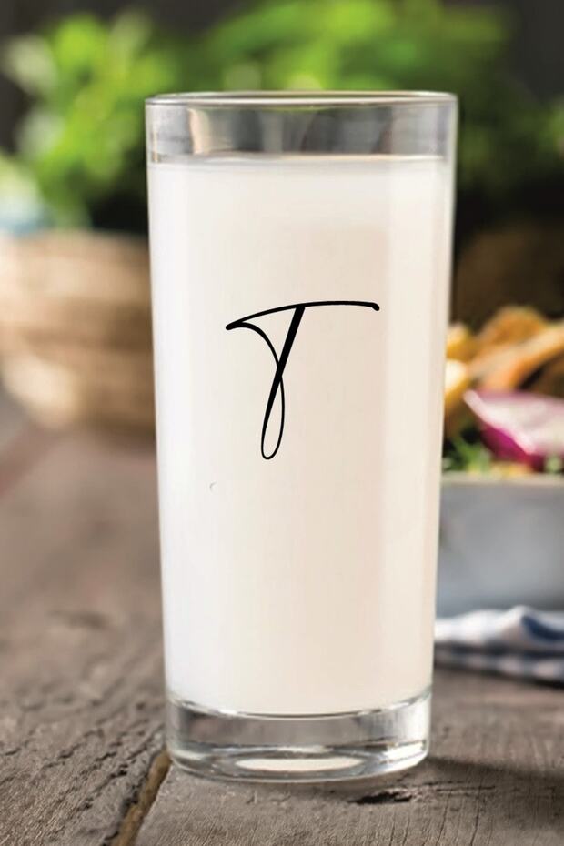 Letter T Machine Washable Glasses Set of 6