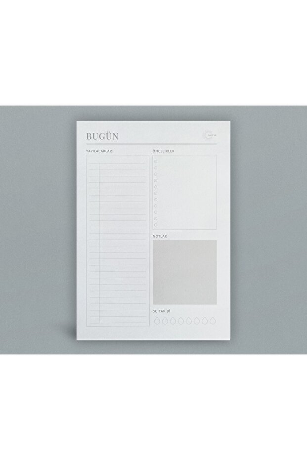Notepad Planlayıcı "bugün"