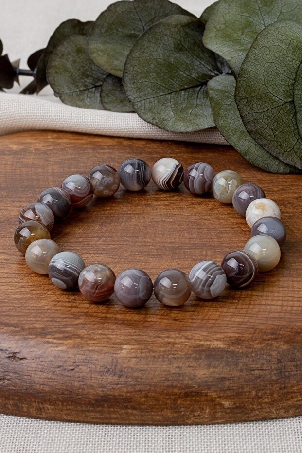 Botswana Agate Stone Bracelet