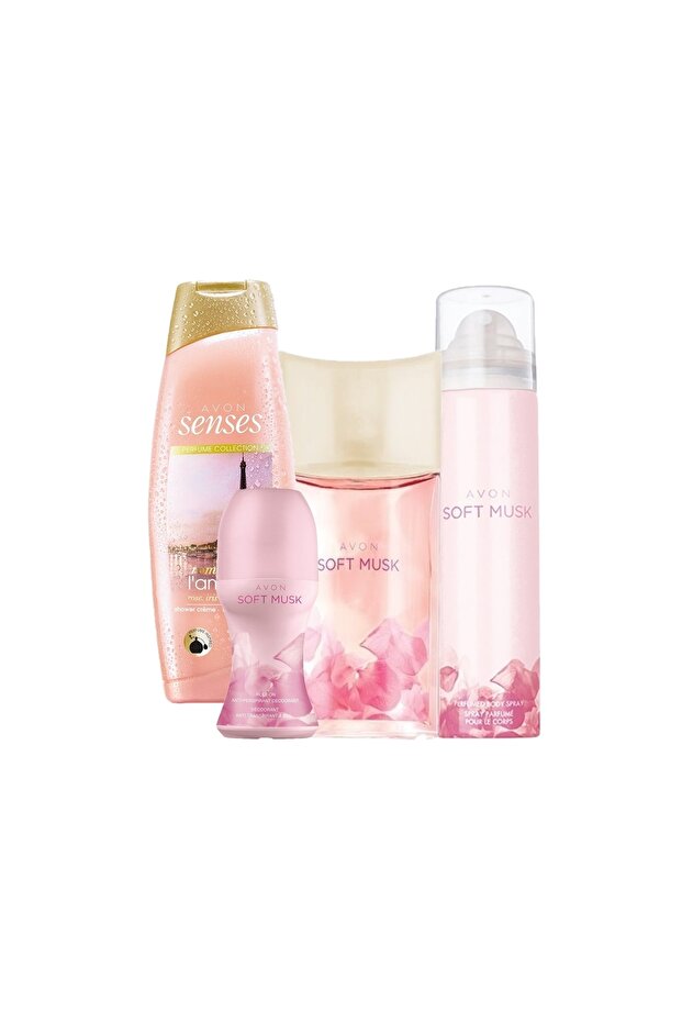 Soft Musk Kadın Parfüm Edt 50 Ml 4 ' Lü Set - 1