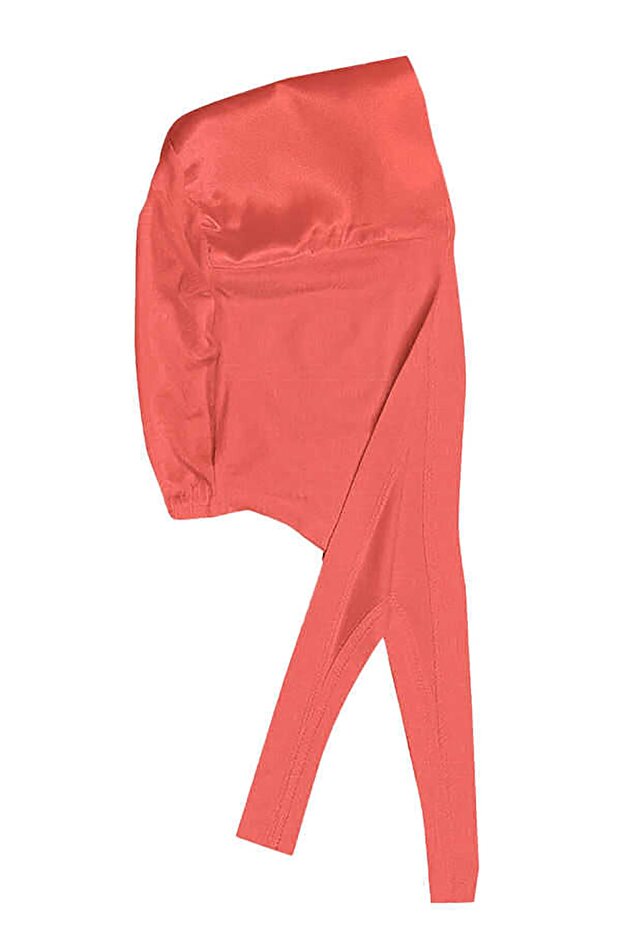 Satin Pomegranate Flower Bonnet