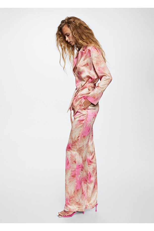 Gemusterte Satinhose - 6