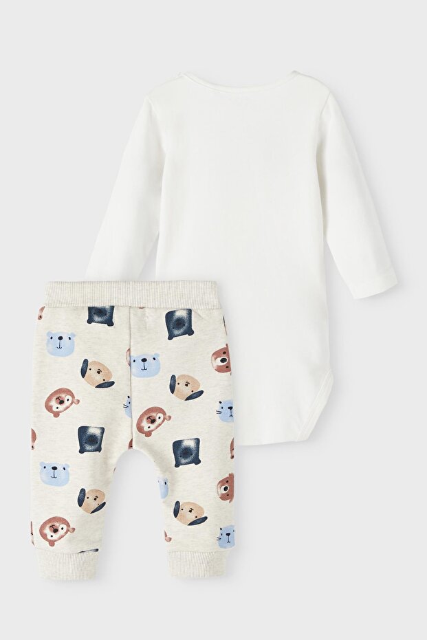 Weißer Baby-Body und Body - Name it - 2