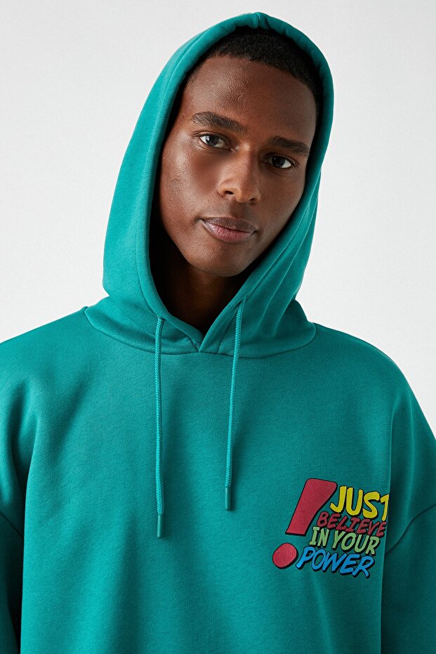 Men's Green Sweatshirt 3WAM70495MK