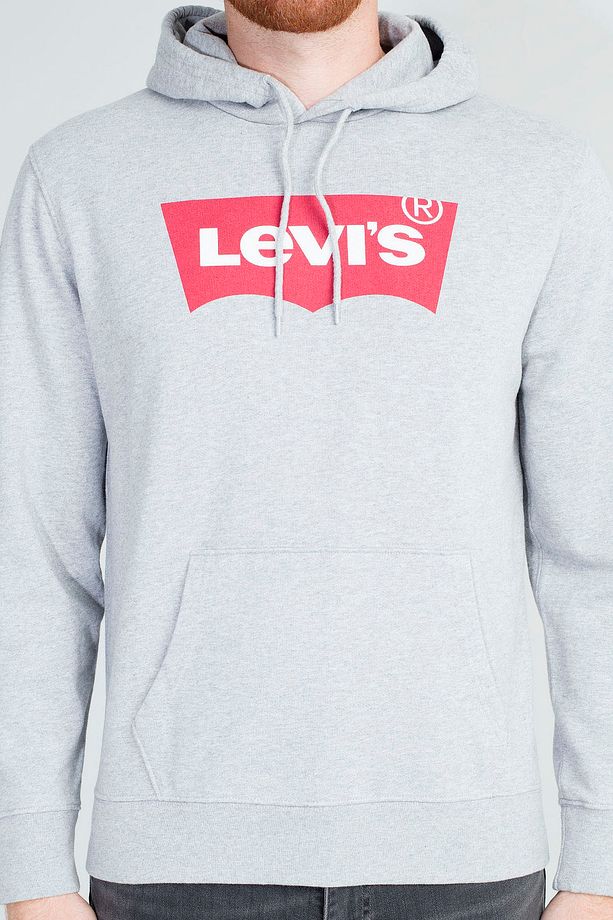 Pamuklu Regular Fit Kanguru Cepli Kapüşonlu Sweat Erkek Sweat A2441 - 3