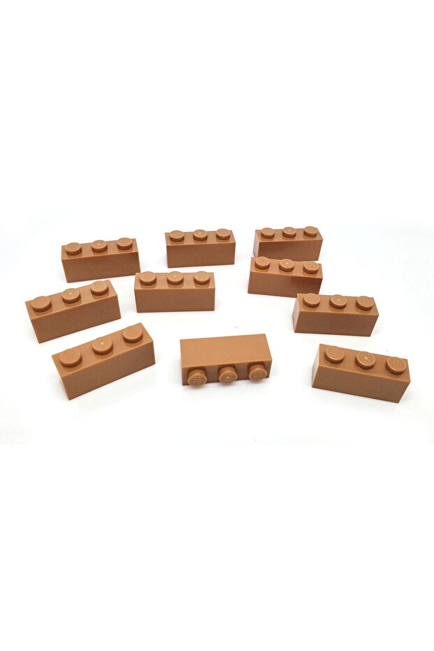 Original Accessory Custom Moc Creator Brick 1 X 3 Light Brown 4 Pieces to Send