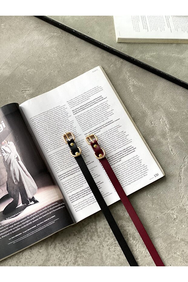 Basic 2'li Set Bordo & Siyah - 6