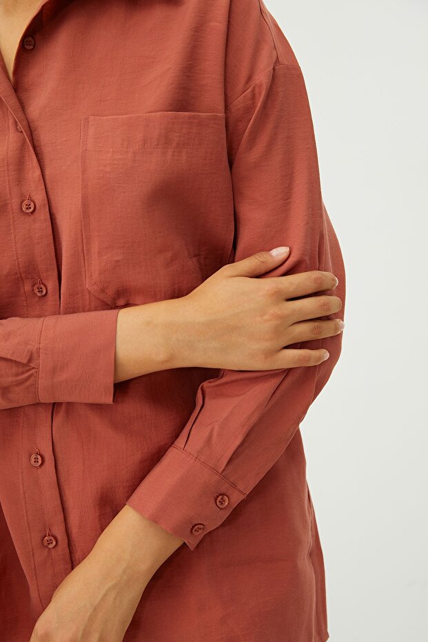 Oversize Gömlek - 7