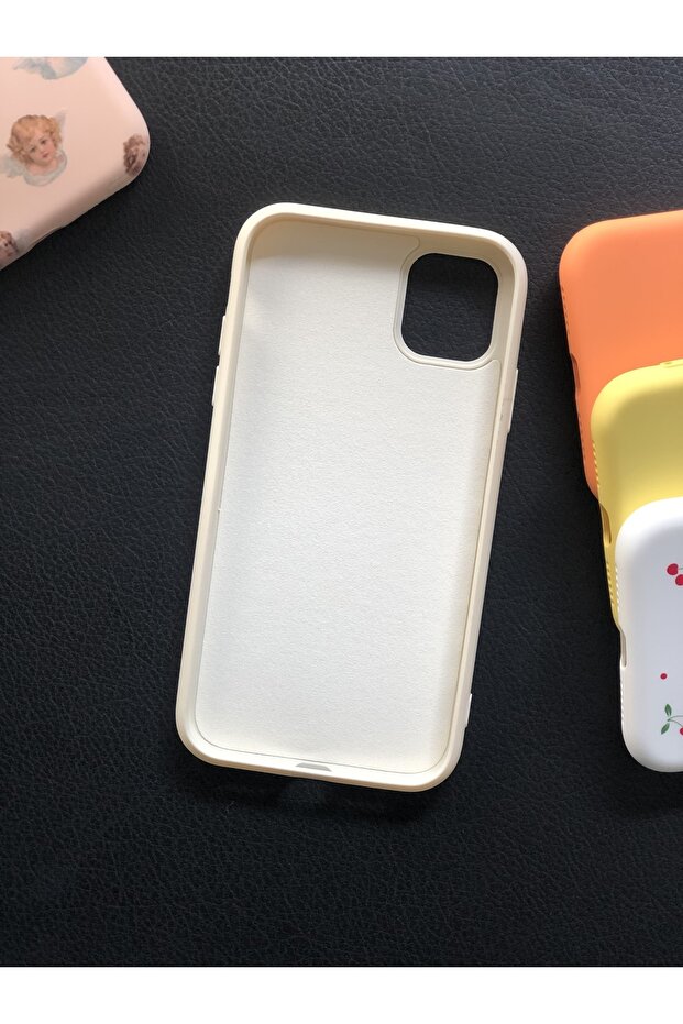 iPhone 11 Camera Protected Model Cactus Pattern Suede Inside Launch Case - 2