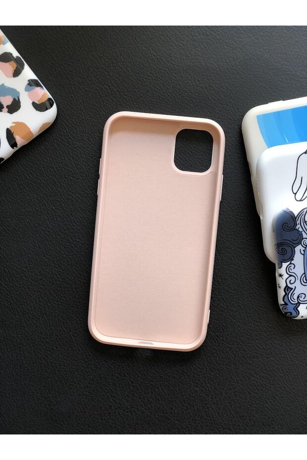 حافظة إطلاق متوافقة مع هاتف Iphone 11 مع نمط Nutella ونمط حماية للكاميرا الداخلية من الجلد السويدي - 2