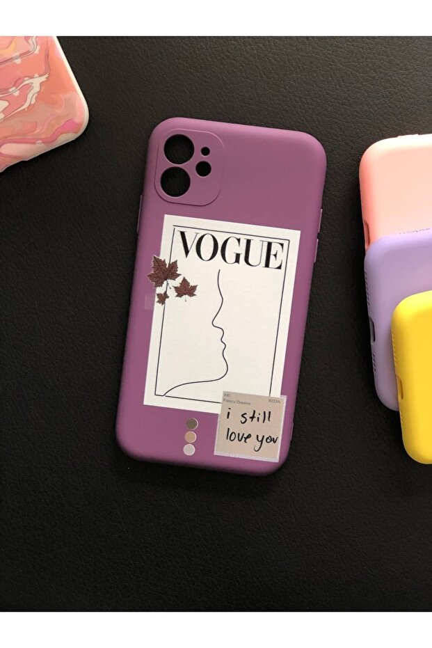 iPhone 11 Compatible Camera Protected Model Purple Vogue Launch Case - 1
