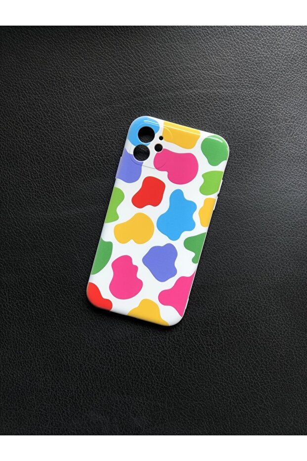 iPhone 11 Camera Protected Model Colorful Patterned Launch Case - 1