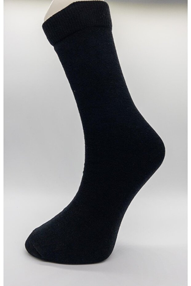 Socks Basic 12 Pairs Men's Cotton Solid Color Socks - 2