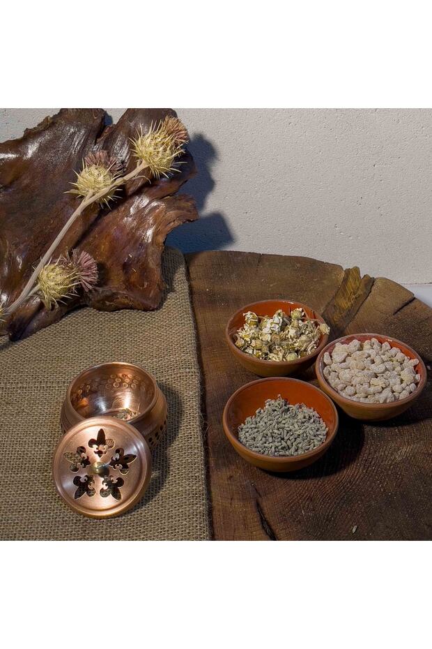 Siyah Yuvarlak Reçine Tütsülük - 1