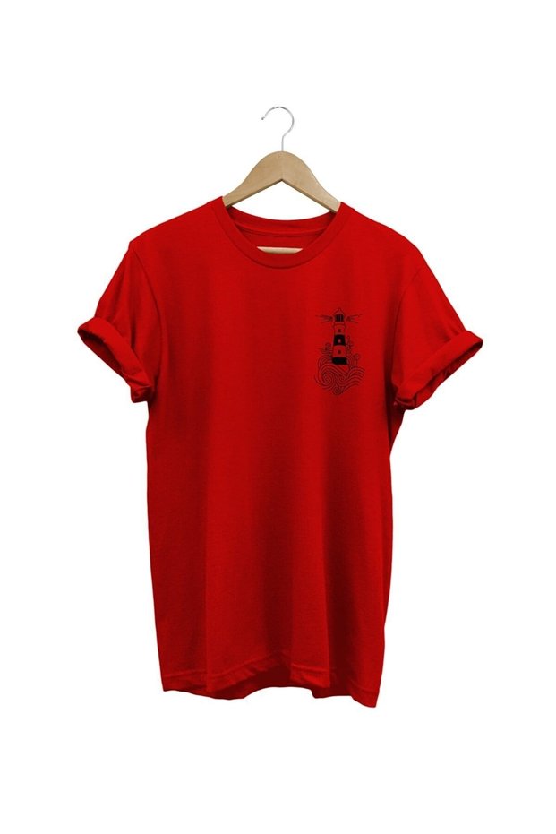 Tricou cu imprimeu Lighthouse