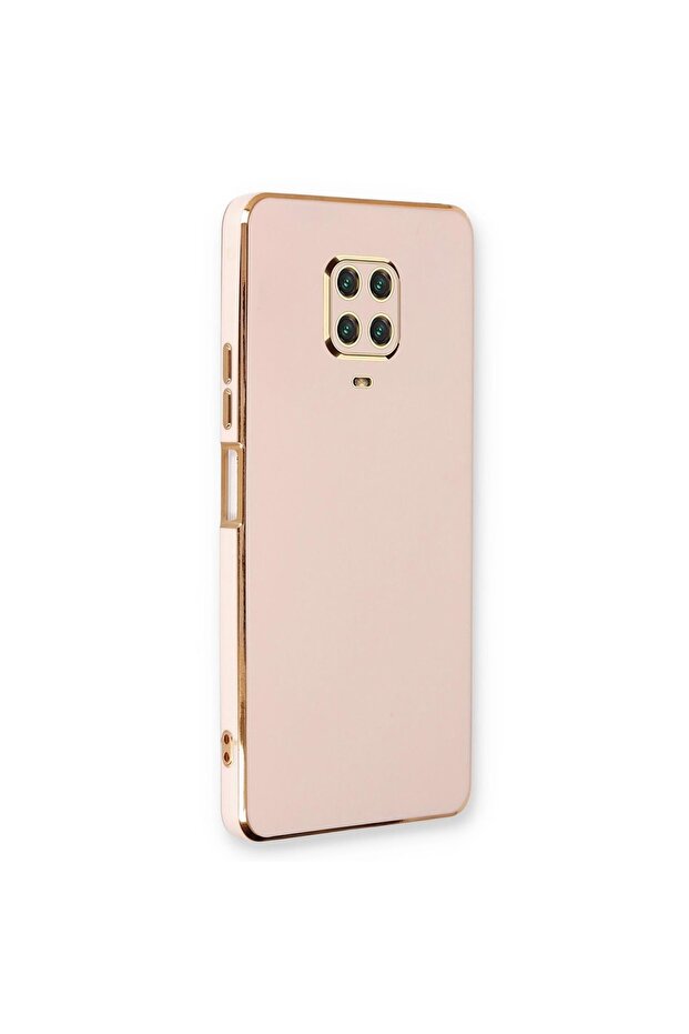 Xiaomi Redmi Note 9 Pro Kılıf Olive Plated Pembe - 1