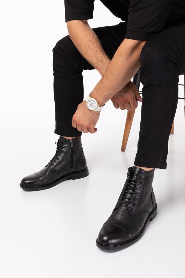 Hakiki Deri Erkek Bot - 1