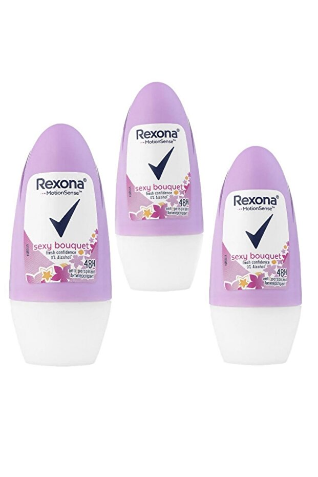 Kadın Roll On Deodorant Sexy Bouquet 50 ml X 3 Adet - 1